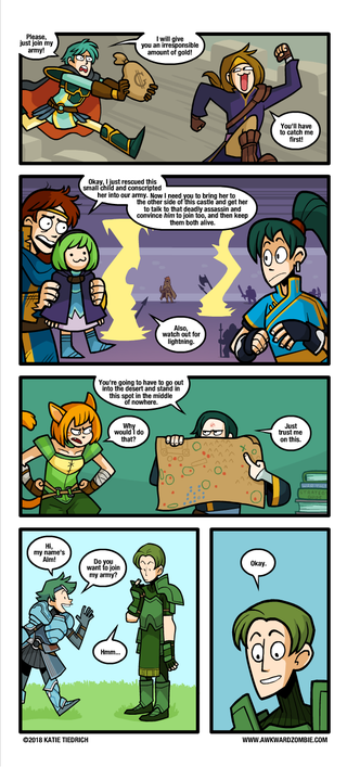 Illustration for article titled Sunday Comics: Recruitment Decision